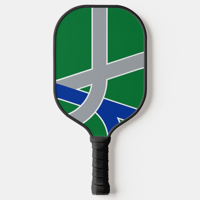 Palas De Pickleball Bandera de Albany, Oregón (Anverso)