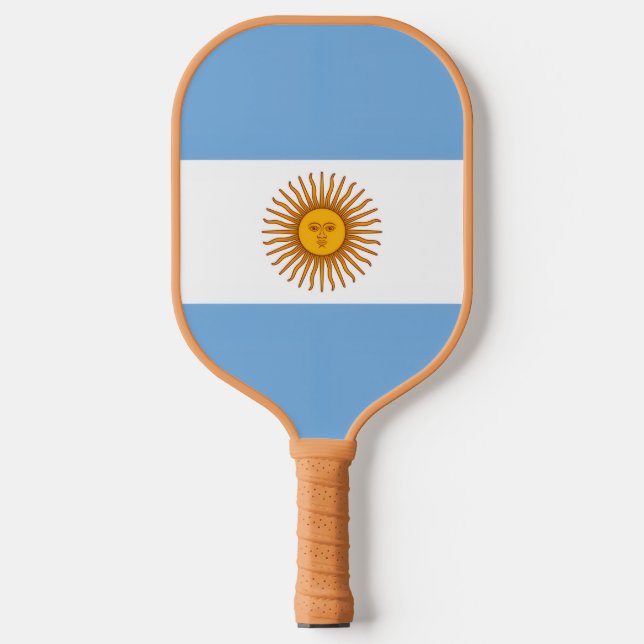 Palas De Pickleball Bandera de Argentina (Anverso)