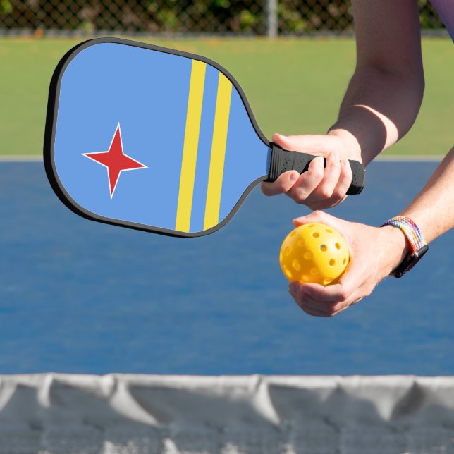 Palas De Pickleball Bandera de Aruba (in situ)