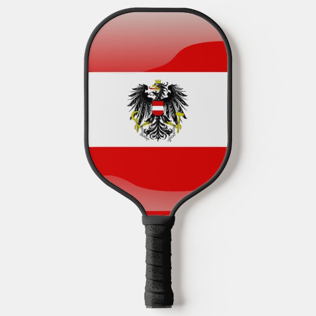 Palas De Pickleball Bandera de Austria (Anverso)
