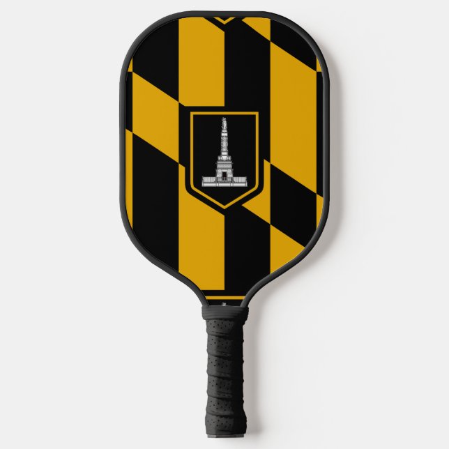 Palas De Pickleball Bandera de Baltimore, Maryland (Anverso)