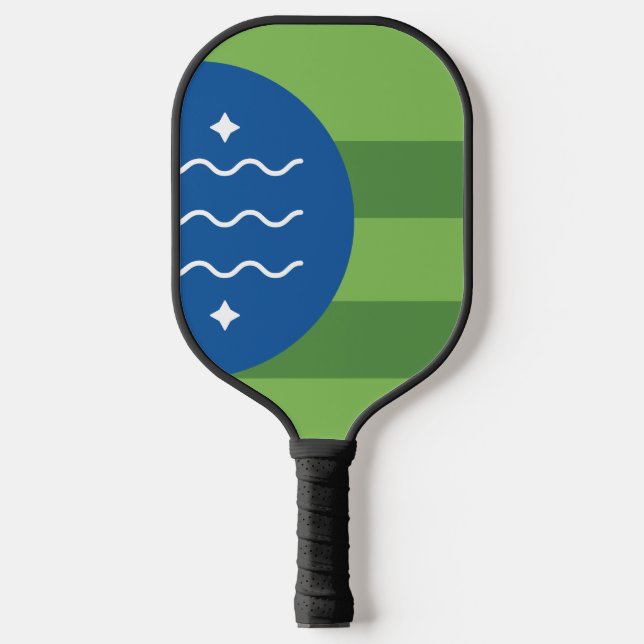 Palas De Pickleball Bandera de Bellingham, Washington (Anverso)