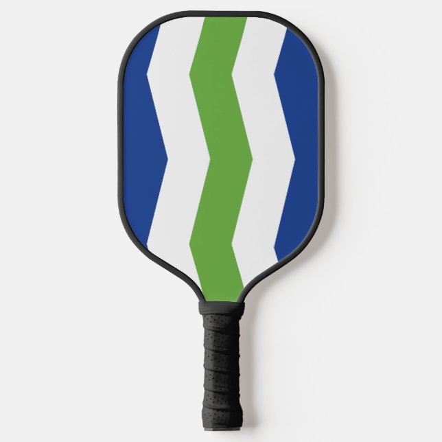 Palas De Pickleball Bandera de Burlington, Vermont (Anverso)