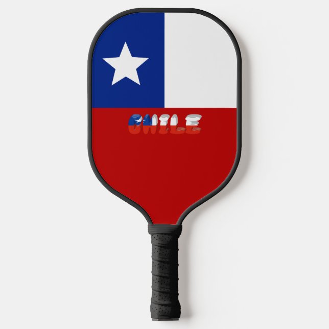 Palas De Pickleball Bandera de Chile (Anverso)