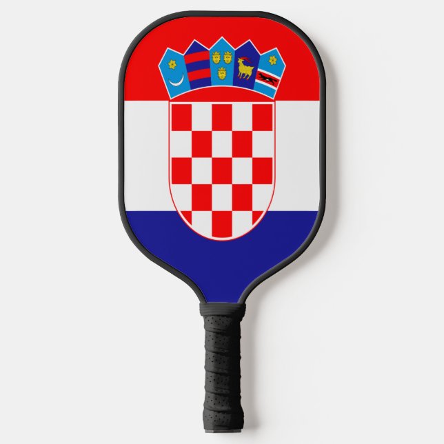 Palas De Pickleball Bandera de Croacia (Anverso)