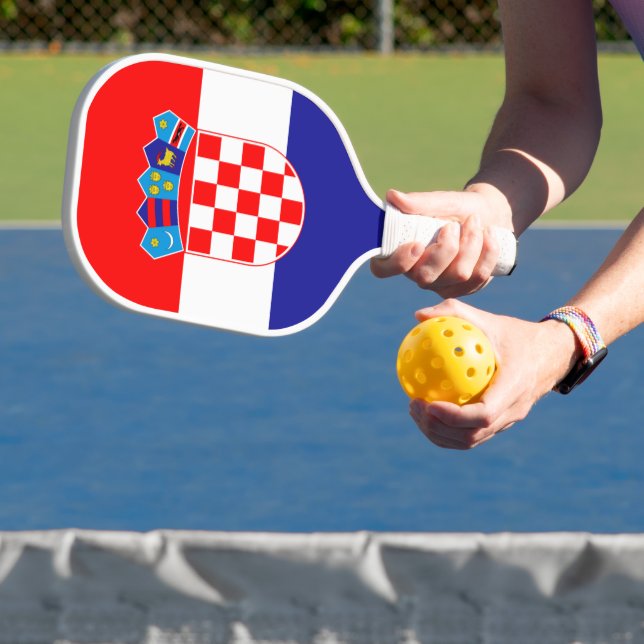 Palas De Pickleball Bandera de Croacia (in situ)