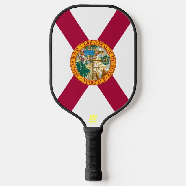 Palas De Pickleball Bandera de Florida  (Anverso)