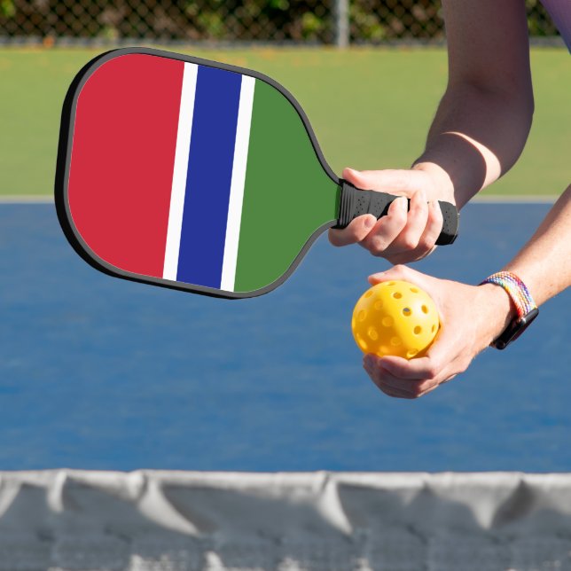 Palas De Pickleball Bandera de Gambia (in situ)