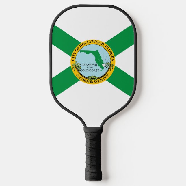 Palas De Pickleball Bandera de Hollywood, Florida (Anverso)