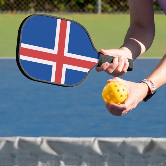 Palas De Pickleball Bandera de Islandia (in situ)
