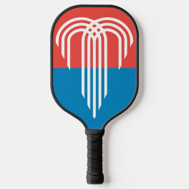 Palas De Pickleball Bandera de Kansas City, Misuri (Anverso)