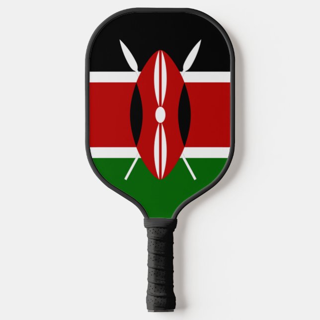 Palas De Pickleball Bandera de Kenia (Anverso)