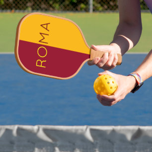 Palas De Pickleball Bandera de la ciudad de Roma, Italia