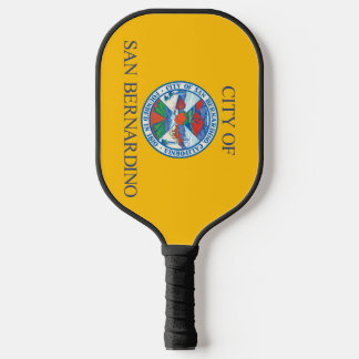 Palas De Pickleball bandera de la ciudad de San Bernardino (California