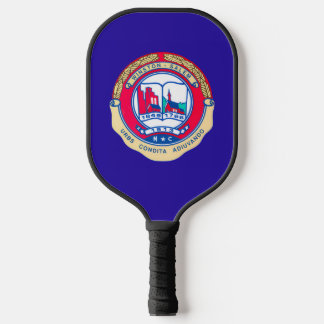 Palas De Pickleball bandera de la ciudad de Winston-Salem (Carolina de