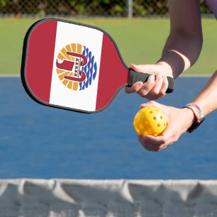 Palas De Pickleball Bandera de la Polinesia Francesa