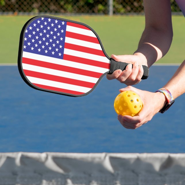 Palas De Pickleball Bandera de los Estados Unidos (in situ)