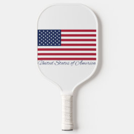 Palas De Pickleball Bandera de los Estados Unidos de América