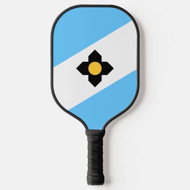 Palas De Pickleball Bandera de Madison, Wisconsin (Anverso)