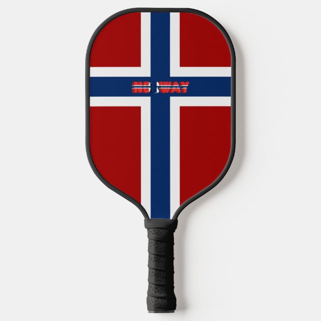 Palas De Pickleball Bandera de Noruega (Anverso)
