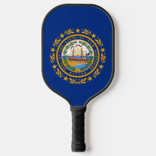 Palas De Pickleball Bandera de Nuevo Hampshire