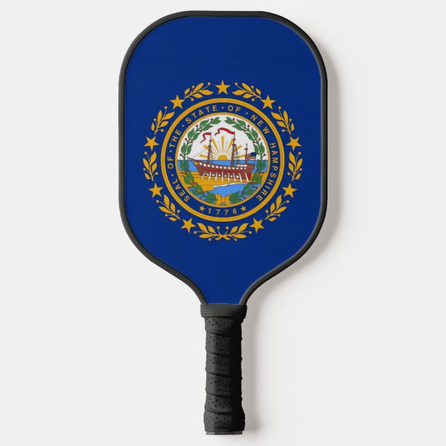 Palas De Pickleball Bandera de Nuevo Hampshire (Anverso)