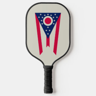 Palas De Pickleball Bandera de Ohio: El cartel del estado de Buckeye