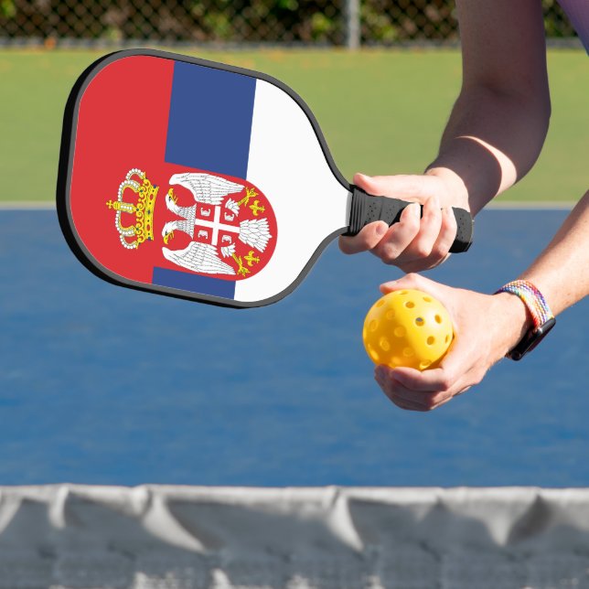 Palas De Pickleball Bandera de Serbia (in situ)