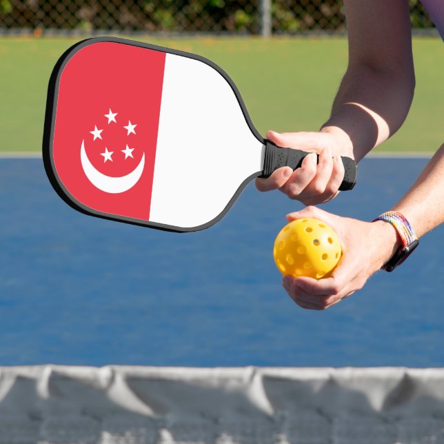 Palas De Pickleball Bandera de Singapur (in situ)