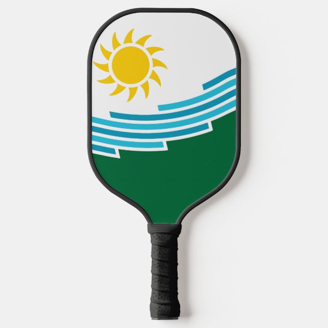 Palas De Pickleball Bandera de Spokane, Washington (Anverso)