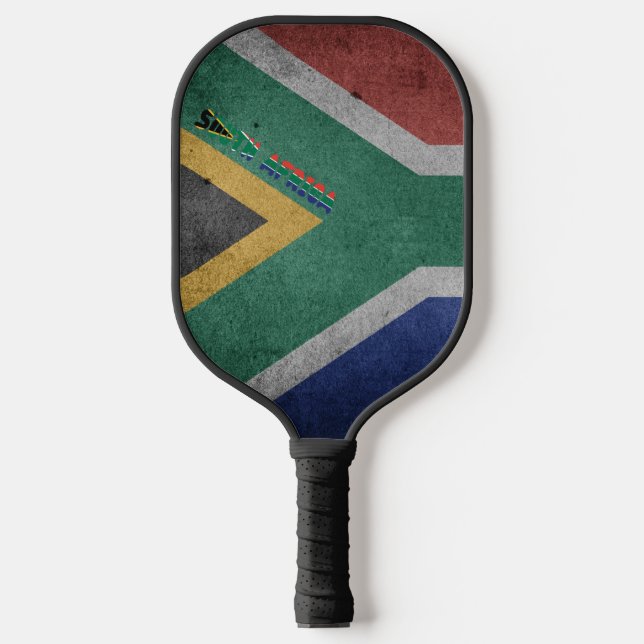 Palas De Pickleball Bandera de Sudáfrica (Anverso)