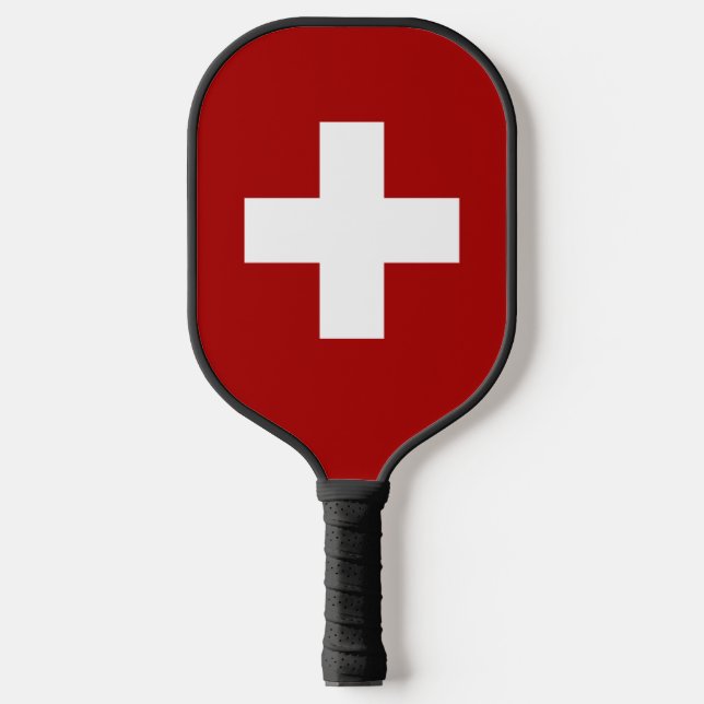 Palas De Pickleball Bandera de Suiza (Anverso)