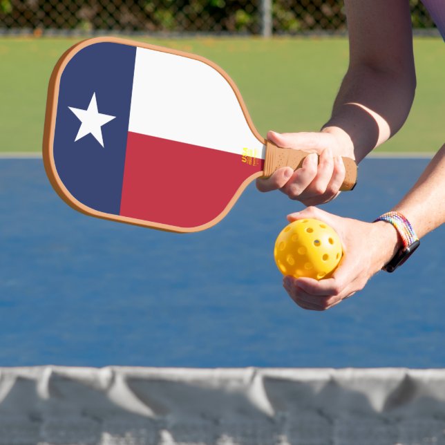 Palas De Pickleball Bandera de Texas (in situ)
