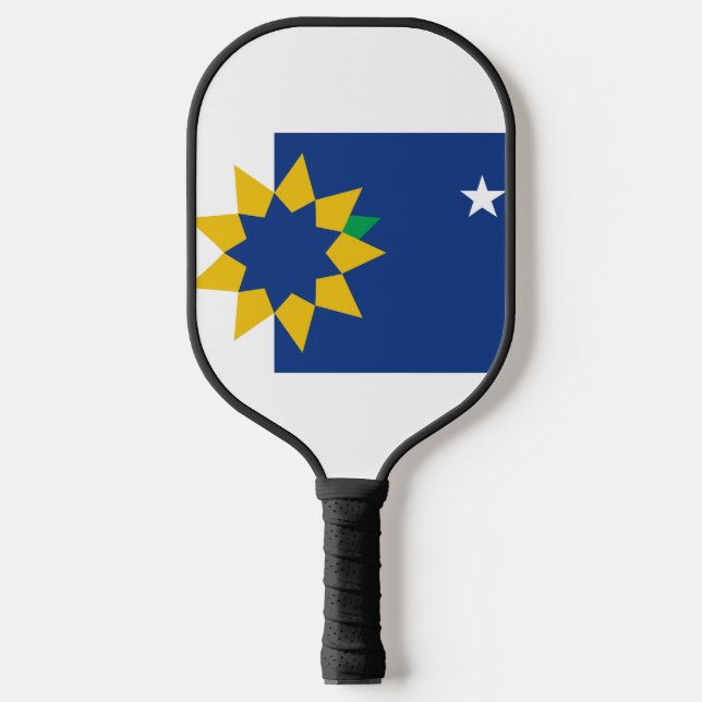Palas De Pickleball Bandera de Topeka, Kansas (Anverso)