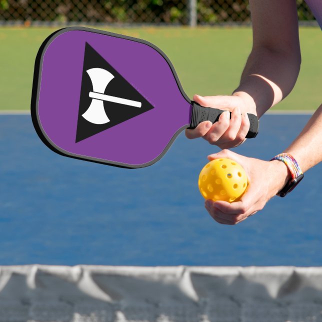 Palas De Pickleball Bandera del Orgullo Labrys de SlipperyJoe (in situ)