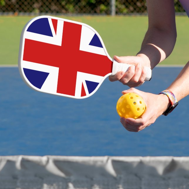 Palas De Pickleball Bandera del Reino Unido/Unión Jack (in situ)