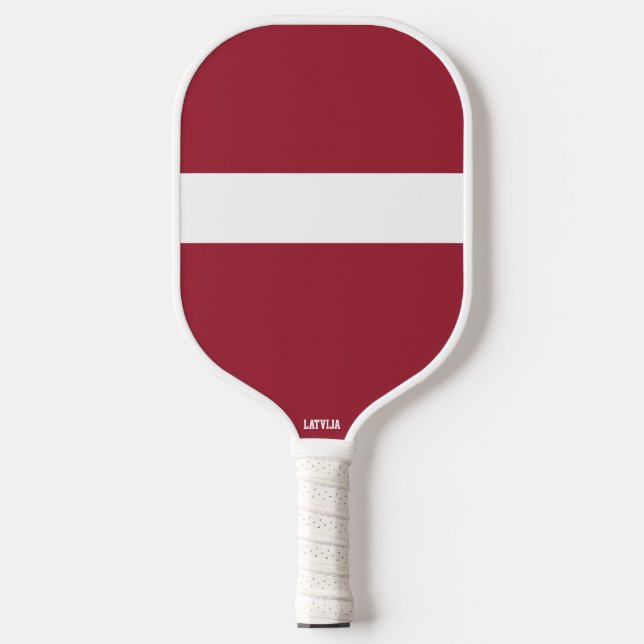 Palas De Pickleball Bandera/ escudo de armas de Letonia (Anverso)