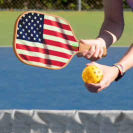 Palas De Pickleball Bandera estadounidense