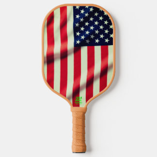 Palas De Pickleball Bandera estadounidense de EE. UU. 