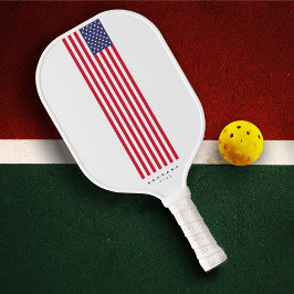 Palas De Pickleball Bandera estadounidense moderna del 4 de julio con 
