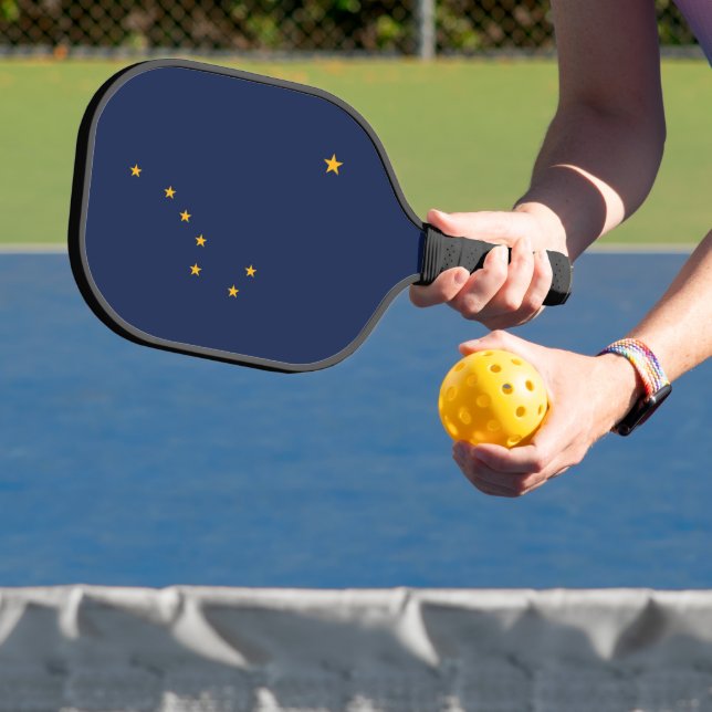Palas De Pickleball Bandera estatal de Alaska, Estados Unidos (in situ)