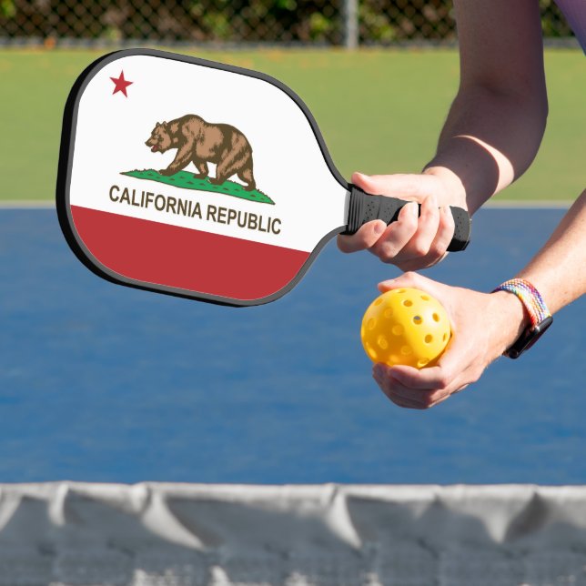 Palas De Pickleball Bandera estatal de California, Estados Unidos (in situ)