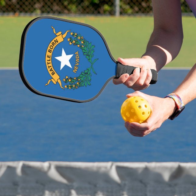 Palas De Pickleball Bandera Estatal de Nevada, Estados Unidos (in situ)