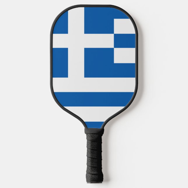 Palas De Pickleball Bandera griega (Anverso)