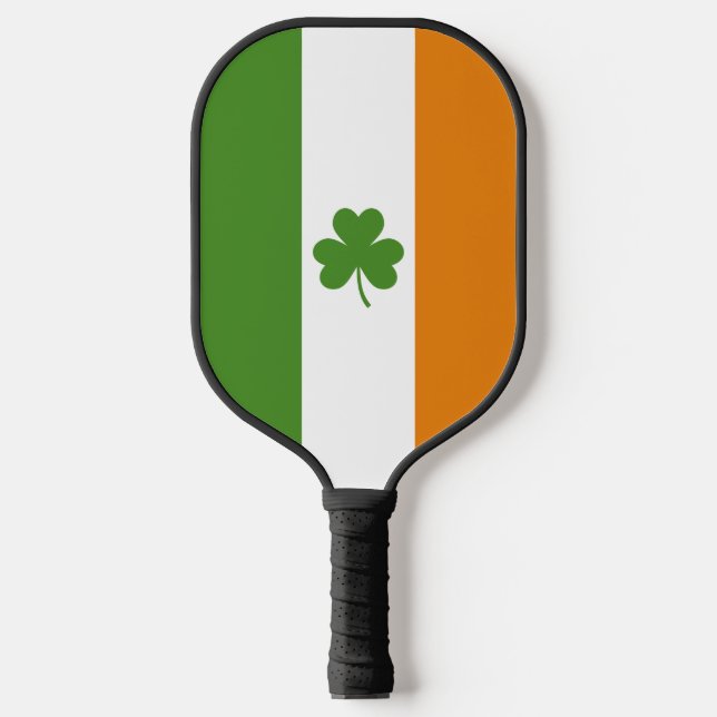 Palas De Pickleball Bandera irlandesa del Día de San Patricio con Sham (Anverso)