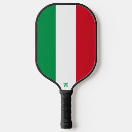 Palas De Pickleball Bandera italiana con tu remo de bolas de picnic