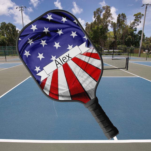 Palas De Pickleball Bandera Patriótica Americana (Subido por el creador)
