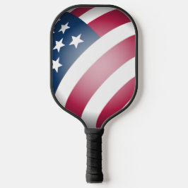 Palas De Pickleball Bandera Patriótica Estadounidense, arte de globo 3