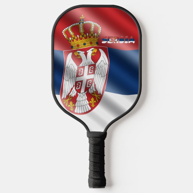 Palas De Pickleball Bandera serbia (Anverso)