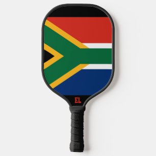 Palas De Pickleball Bandera sudafricana con iniciativas